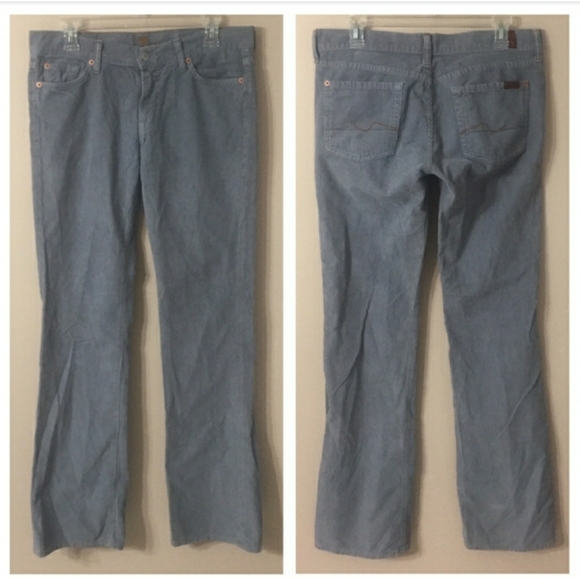 7FAM Grey Bootcut Corduroy Pants NWOT!